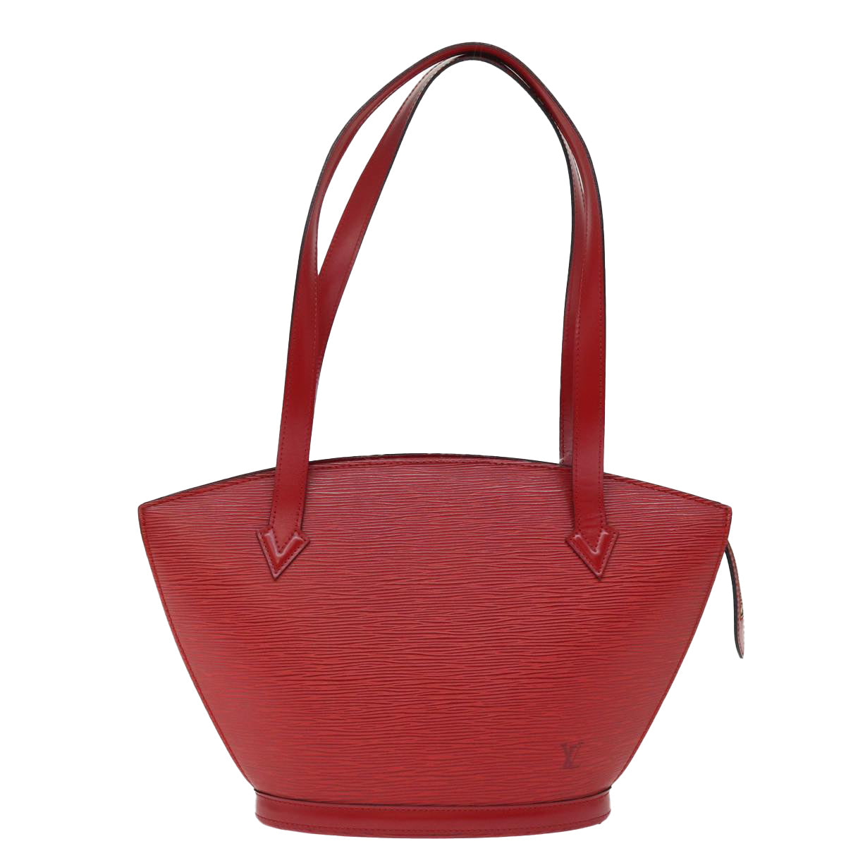 LOUIS VUITTON Epi Saint Jacques Poignees Long Hand Bag Red M52337 LV 75949
