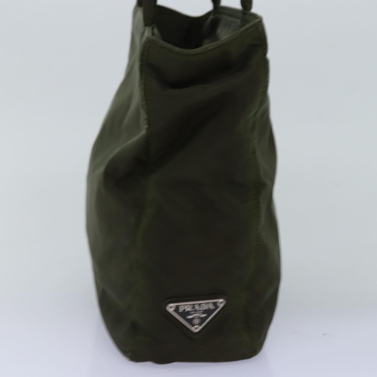 PRADA Tote Bag Nylon Khaki 75997