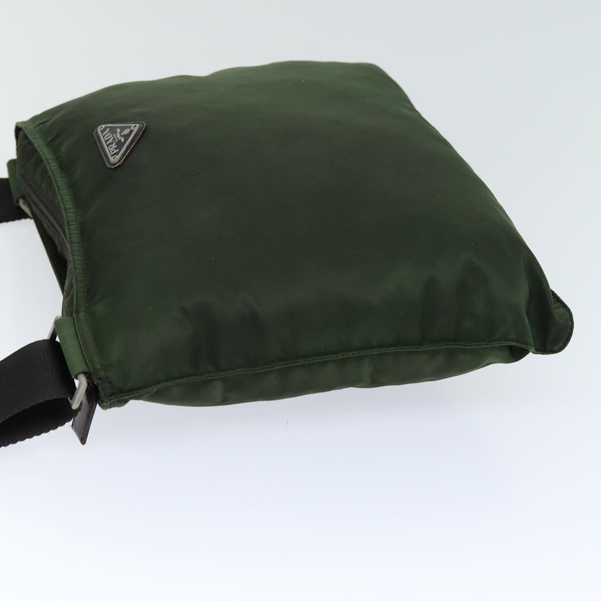 PRADA Shoulder Bag Nylon Khaki 75999