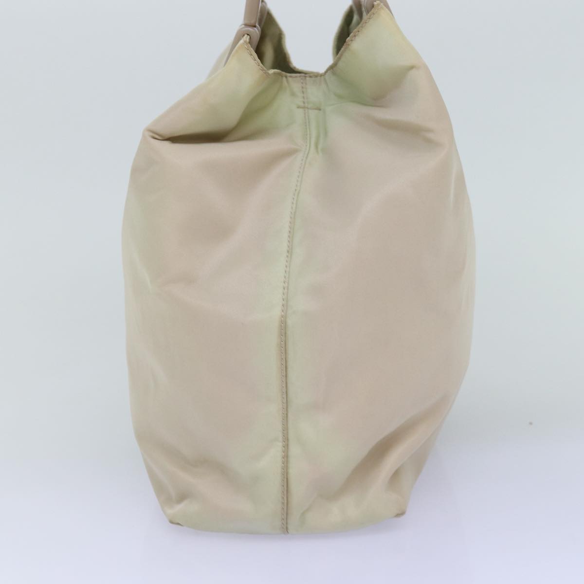 PRADA Tote Bag Nylon Beige 76005