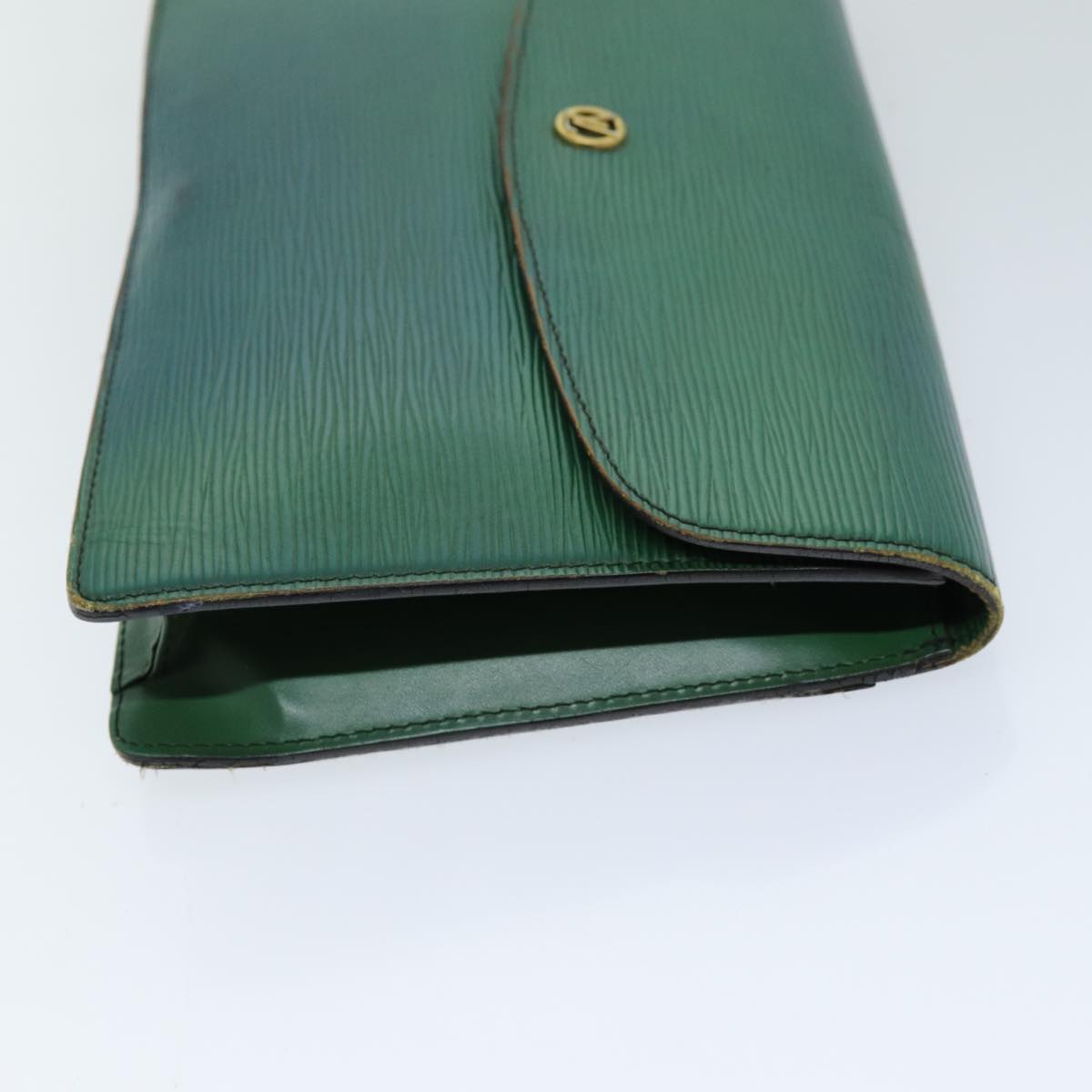 LOUIS VUITTON Epi Montaigne 27 Clutch Bag Green M52654 LV 76033