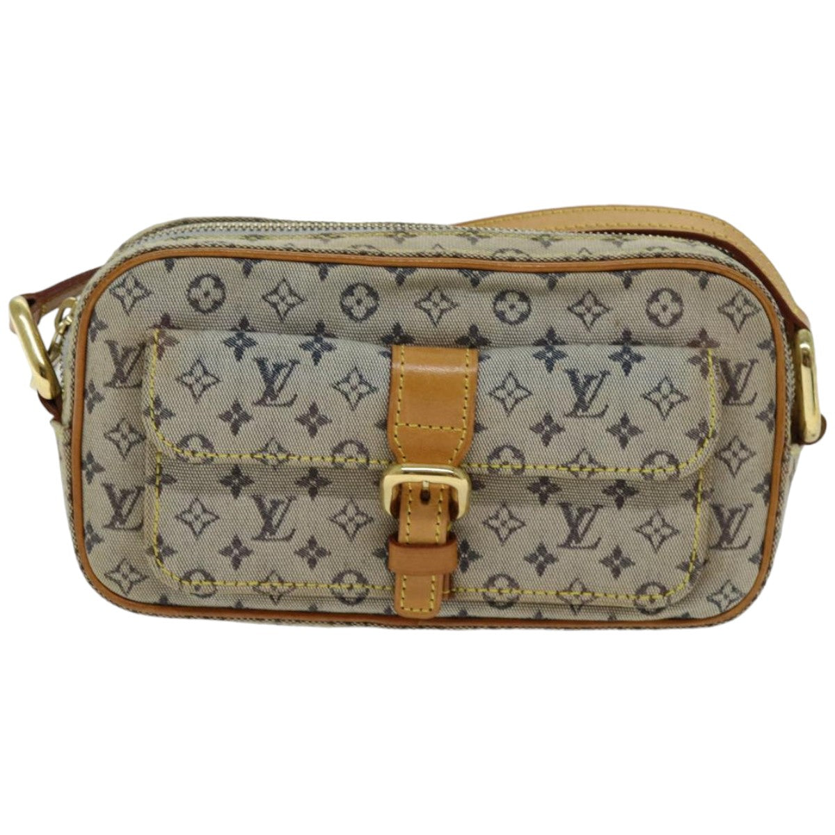 LOUIS VUITTON Monogram Mini Juliet MM Shoulder Bag Blue M92004 LV 76041