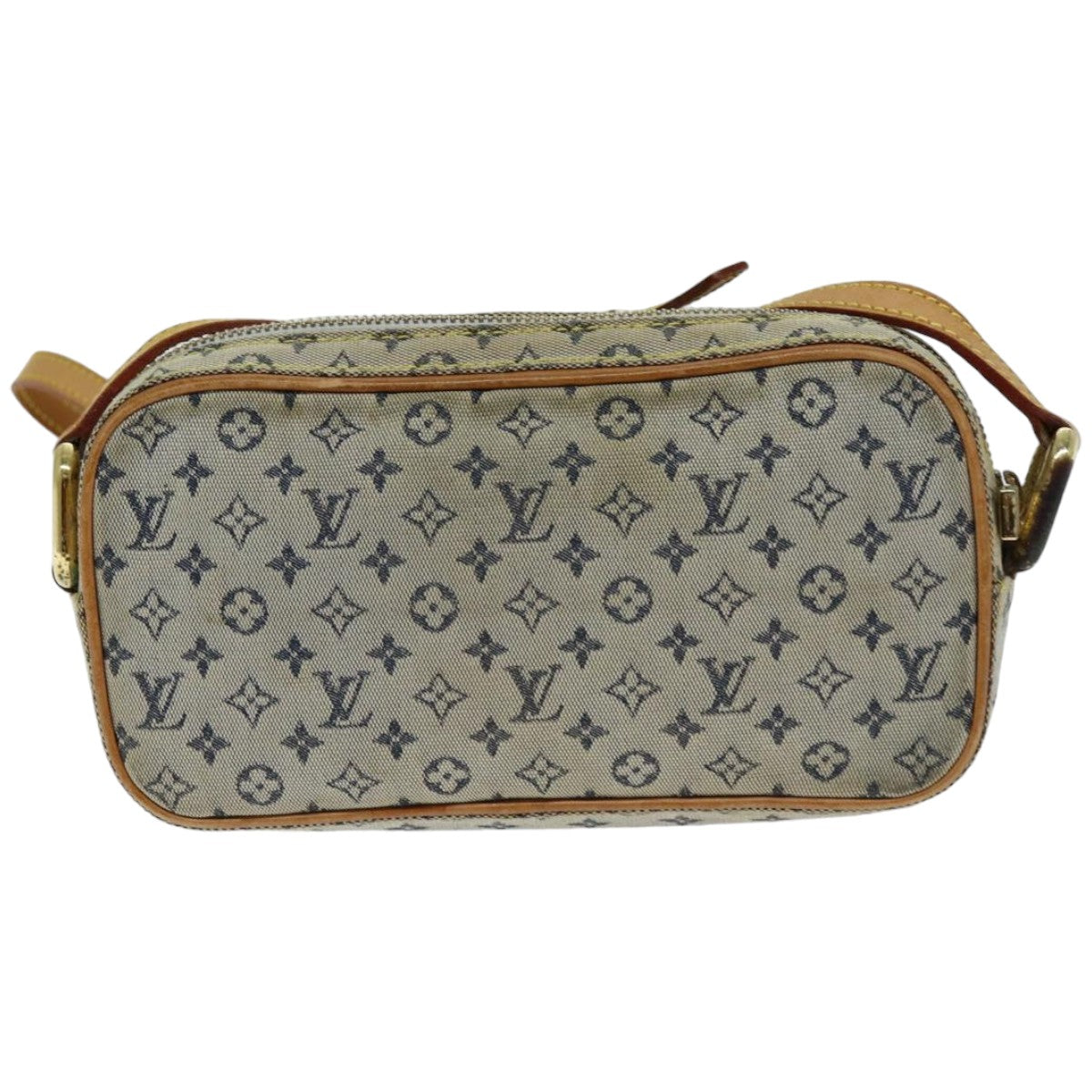 LOUIS VUITTON Monogram Mini Juliet MM Shoulder Bag Blue M92004 LV 76042