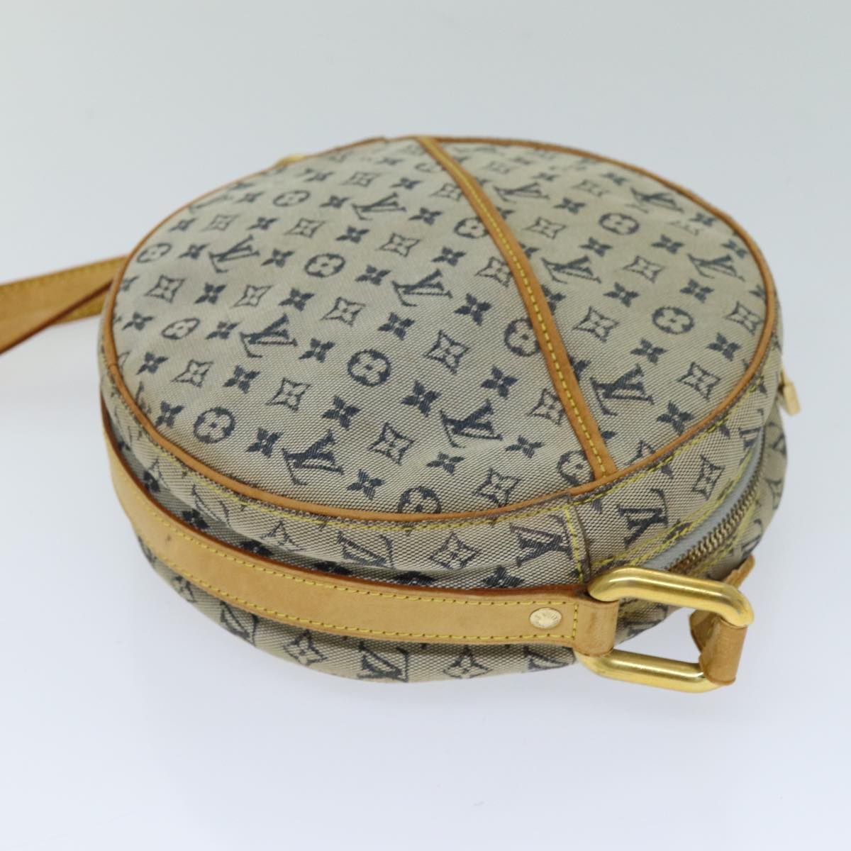 LOUIS VUITTON Monogram Mini Jeanne GM Shoulder Bag Blue M92000 LV 76043