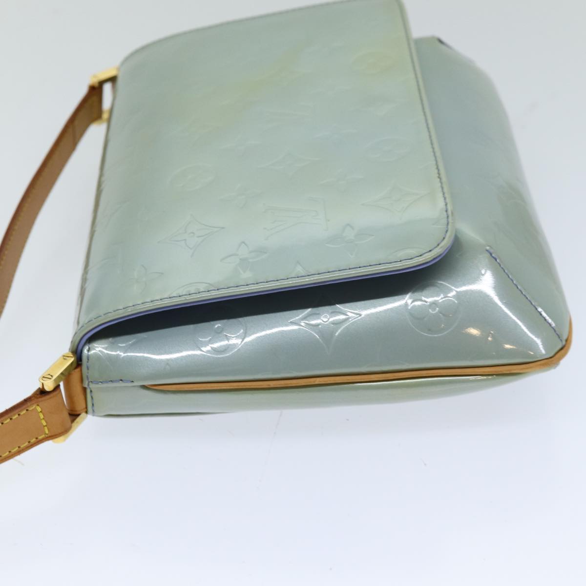 LOUIS VUITTON Monogram Vernis Thompson Street Bag Lavande M91009 LV 76053