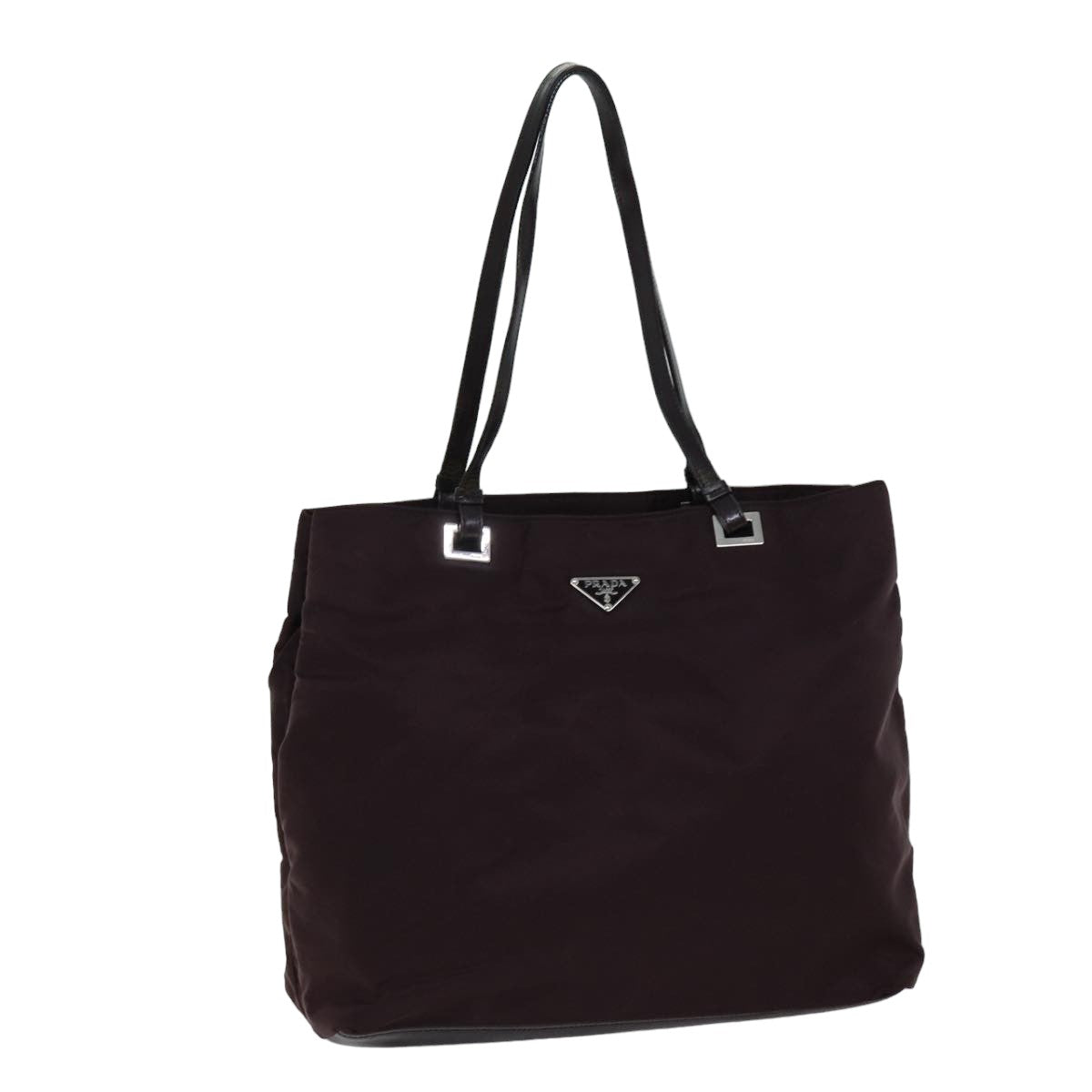 PRADA Tote Bag Nylon Bordeaux 76127