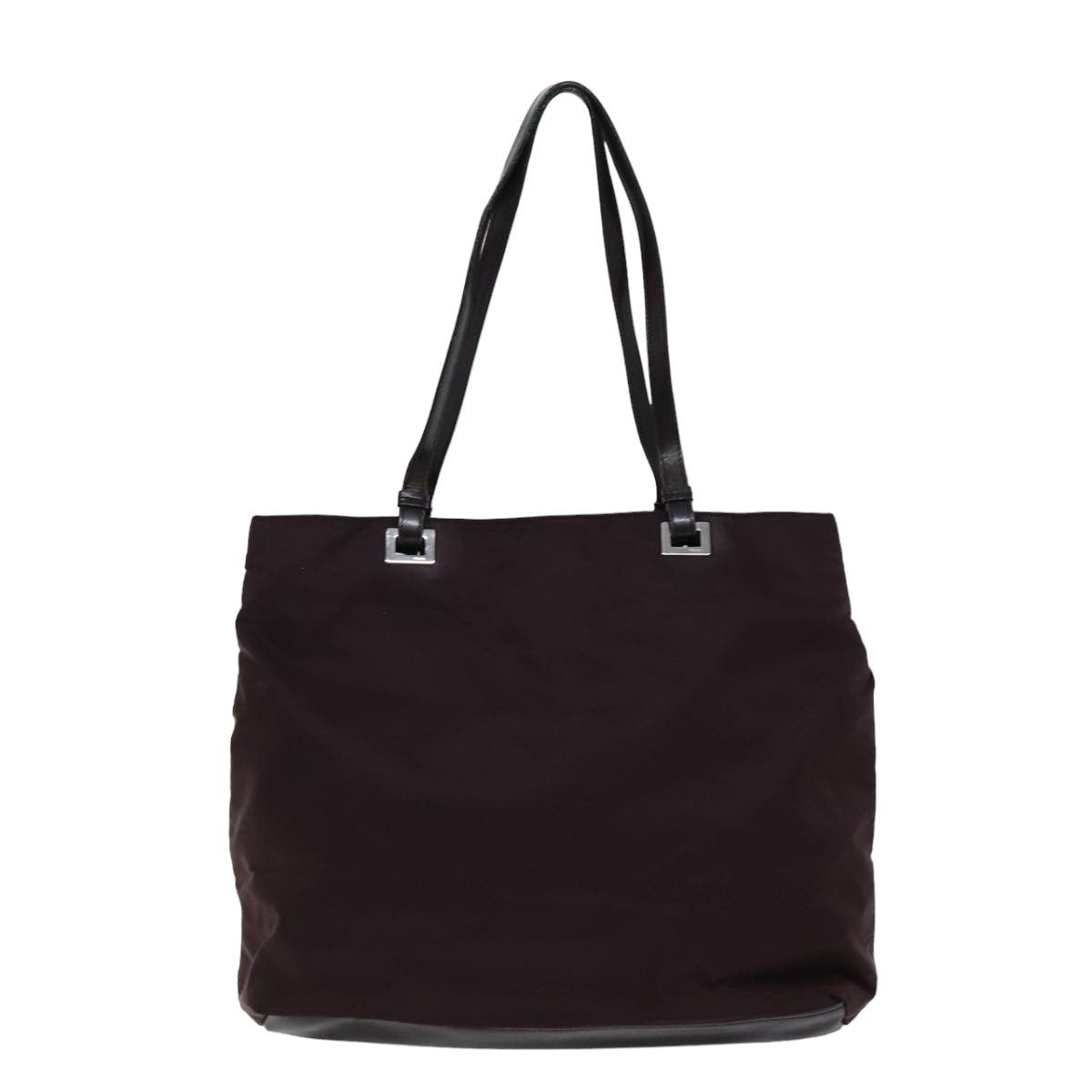 PRADA Tote Bag Nylon Bordeaux 76127