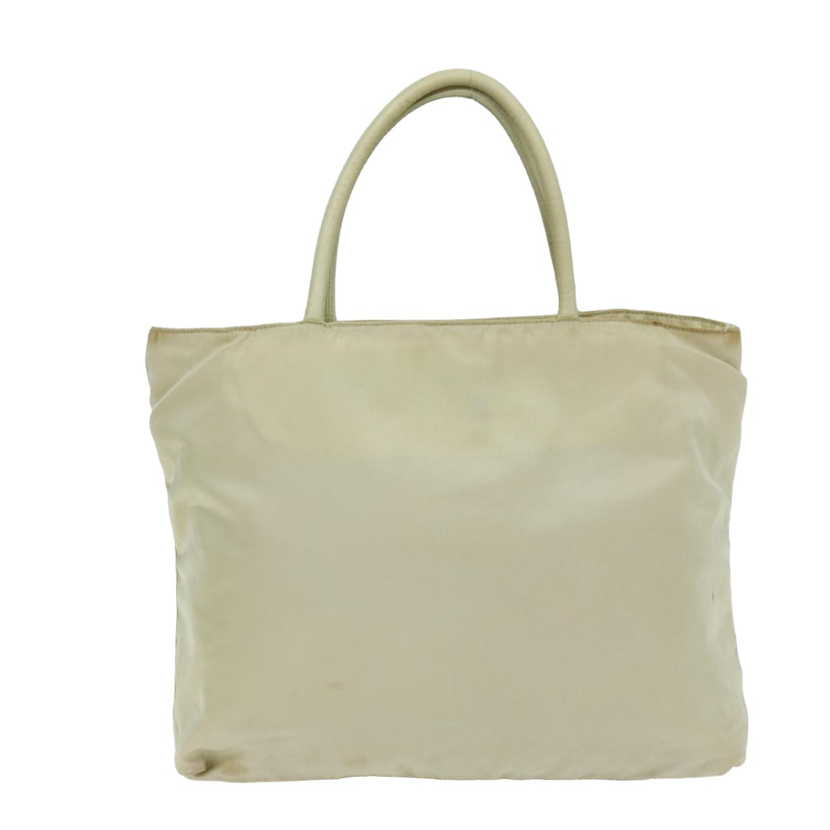 PRADA Tote Bag Nylon Cream 76177