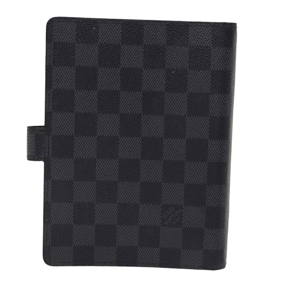 LOUIS VUITTON Damier Graphite Agenda MM Day Planner Cover R20242 LV 76213