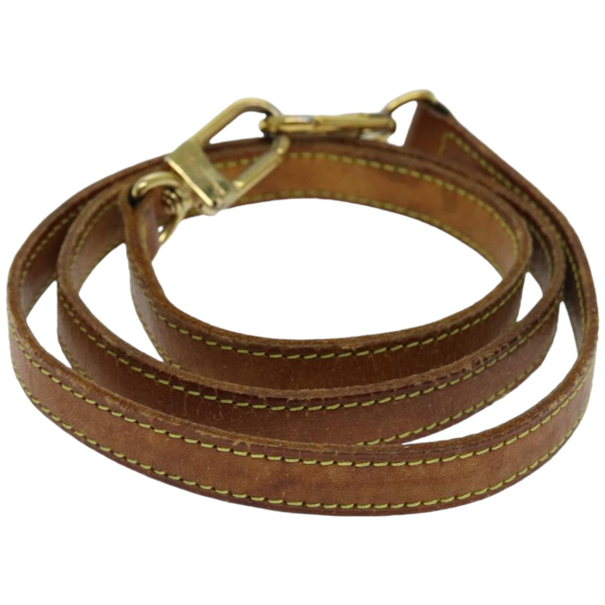LOUIS VUITTON Shoulder Strap Leather 36.6"" Beige LV 76425