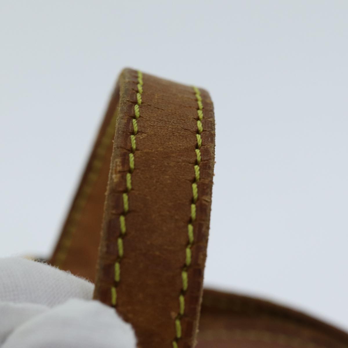 LOUIS VUITTON Shoulder Strap Leather 36.6"" Beige LV 76425