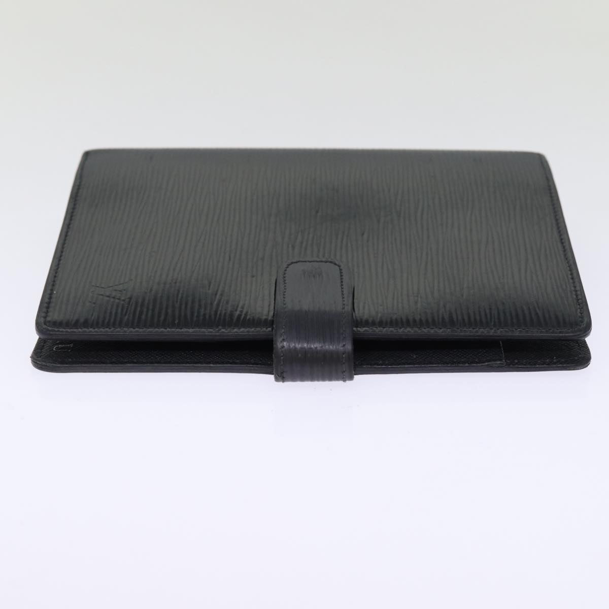 LOUIS VUITTON Epi Agenda MM Day Planner Cover Black R20042 LV 76441