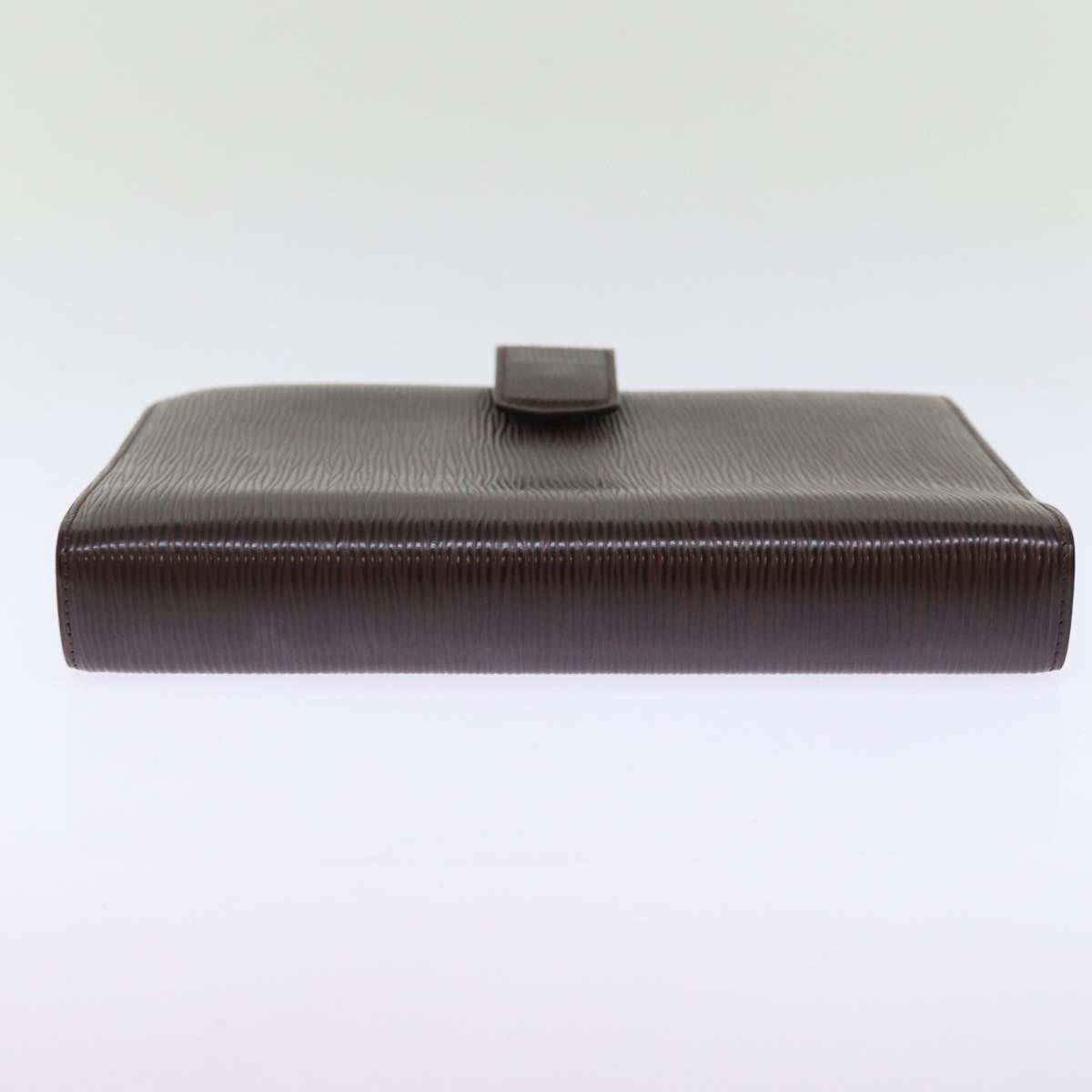 LOUIS VUITTON Epi Agenda GM Day Planner Cover Mocha Brown R2006D LV 76443