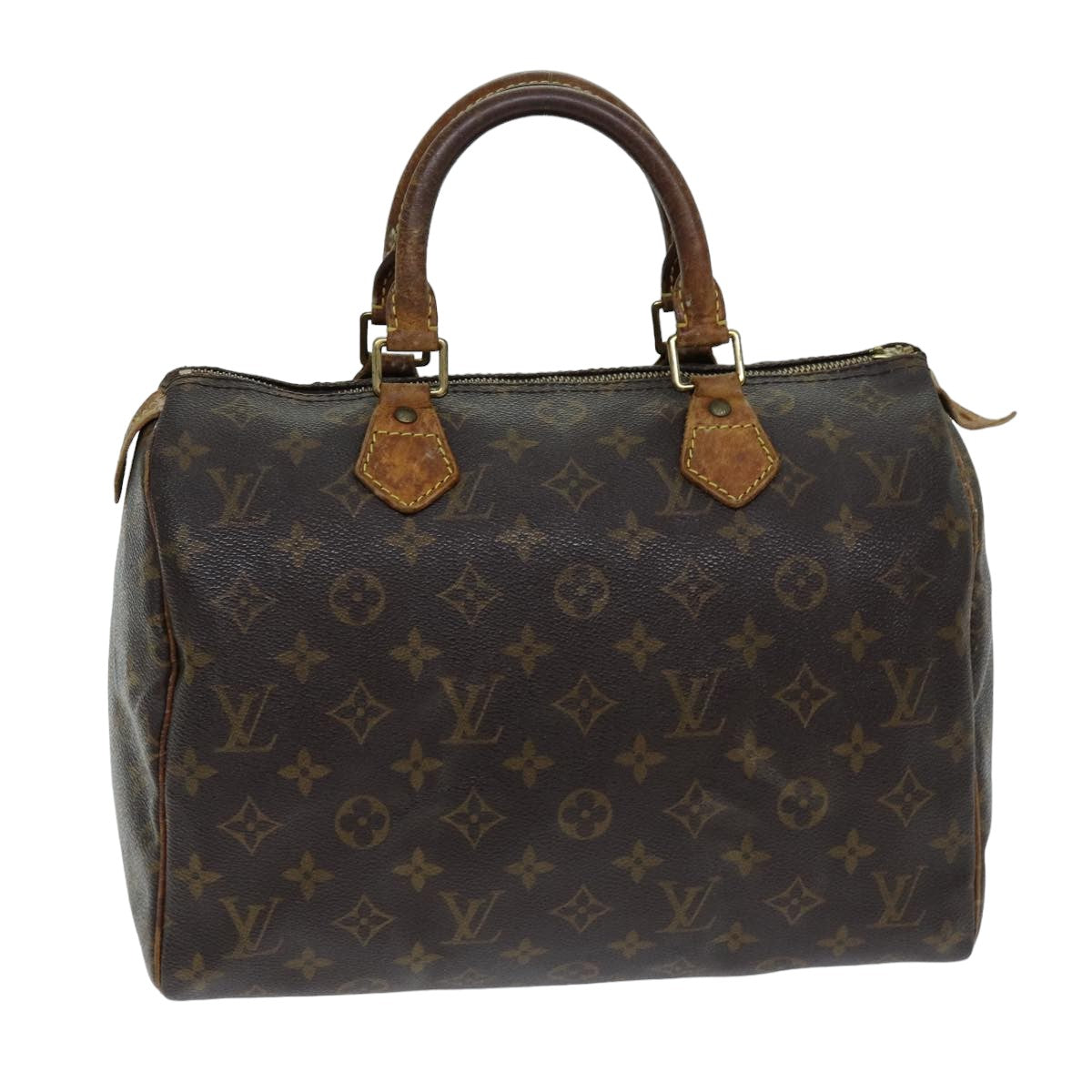 LOUIS VUITTON Monogram Speedy 30 Hand Bag M41526 LV 76490