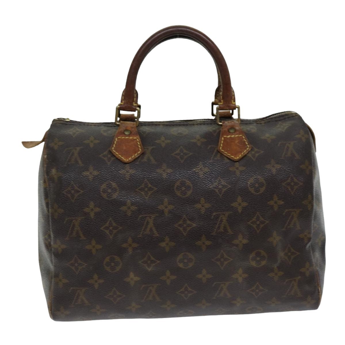 LOUIS VUITTON Monogram Speedy 30 Hand Bag M41526 LV 76490