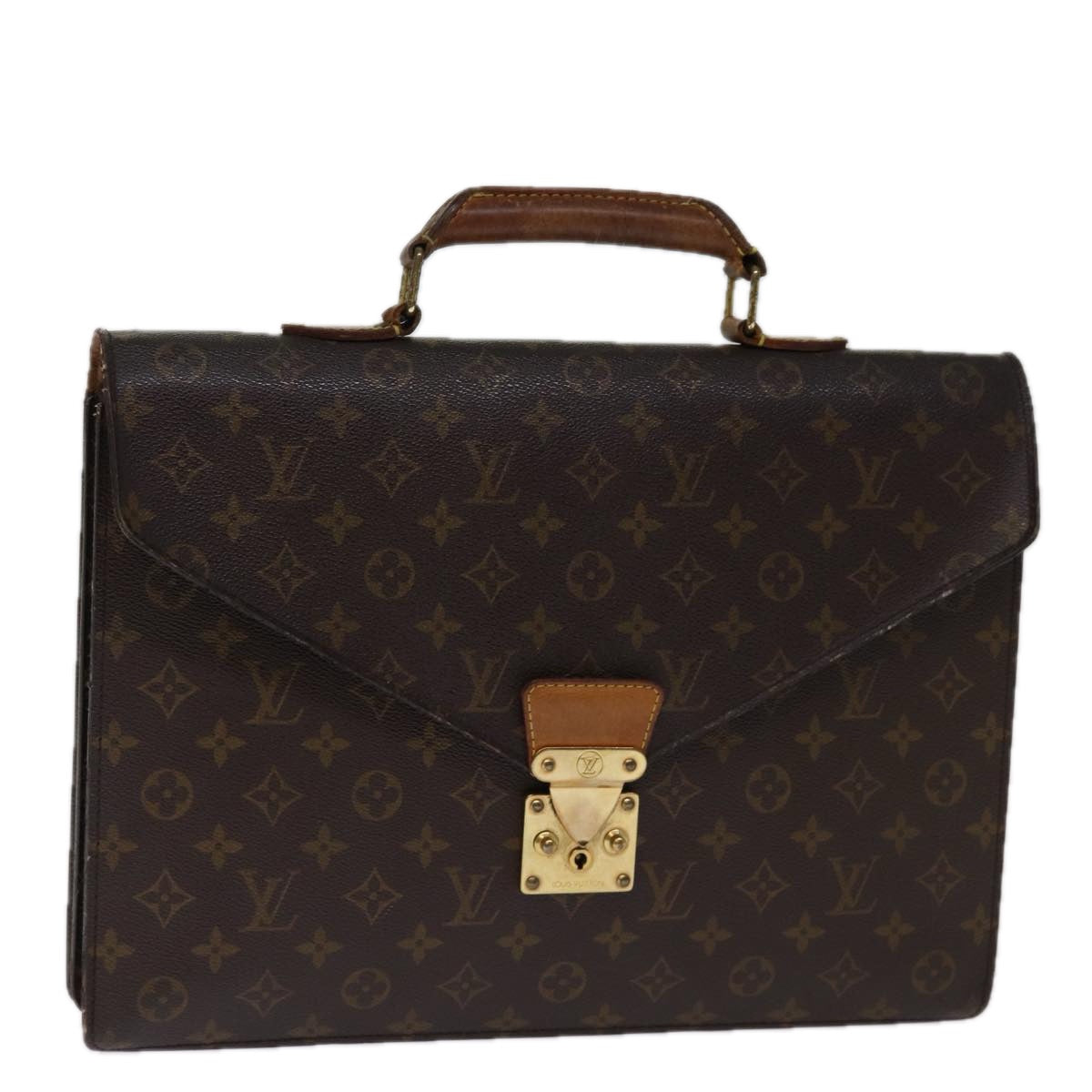 LOUIS VUITTON Monogram Serviette Conseiller Briefcase M53331 LV 76500