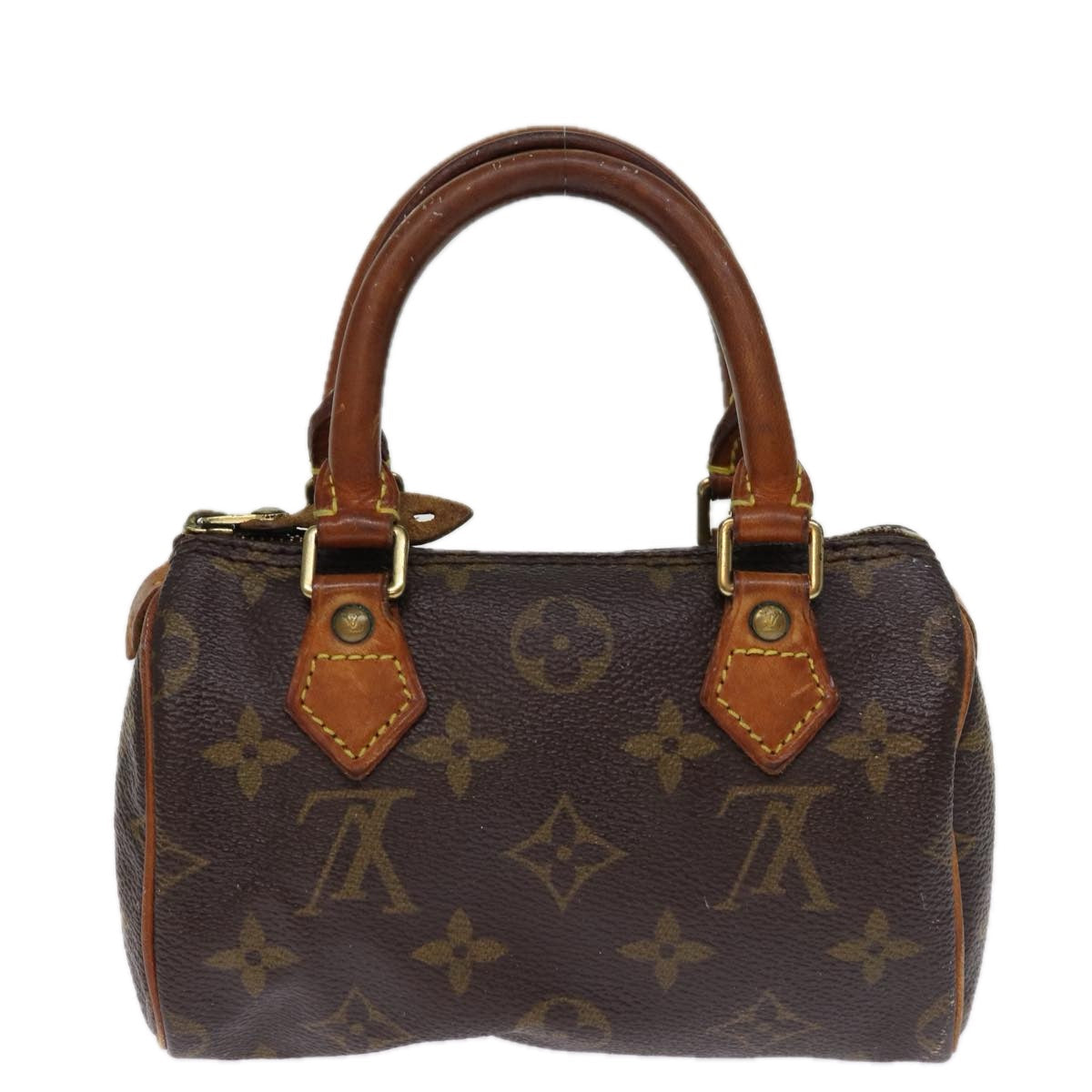 LOUIS VUITTON Monogram Mini Speedy Hand Bag M41534 LV 76504