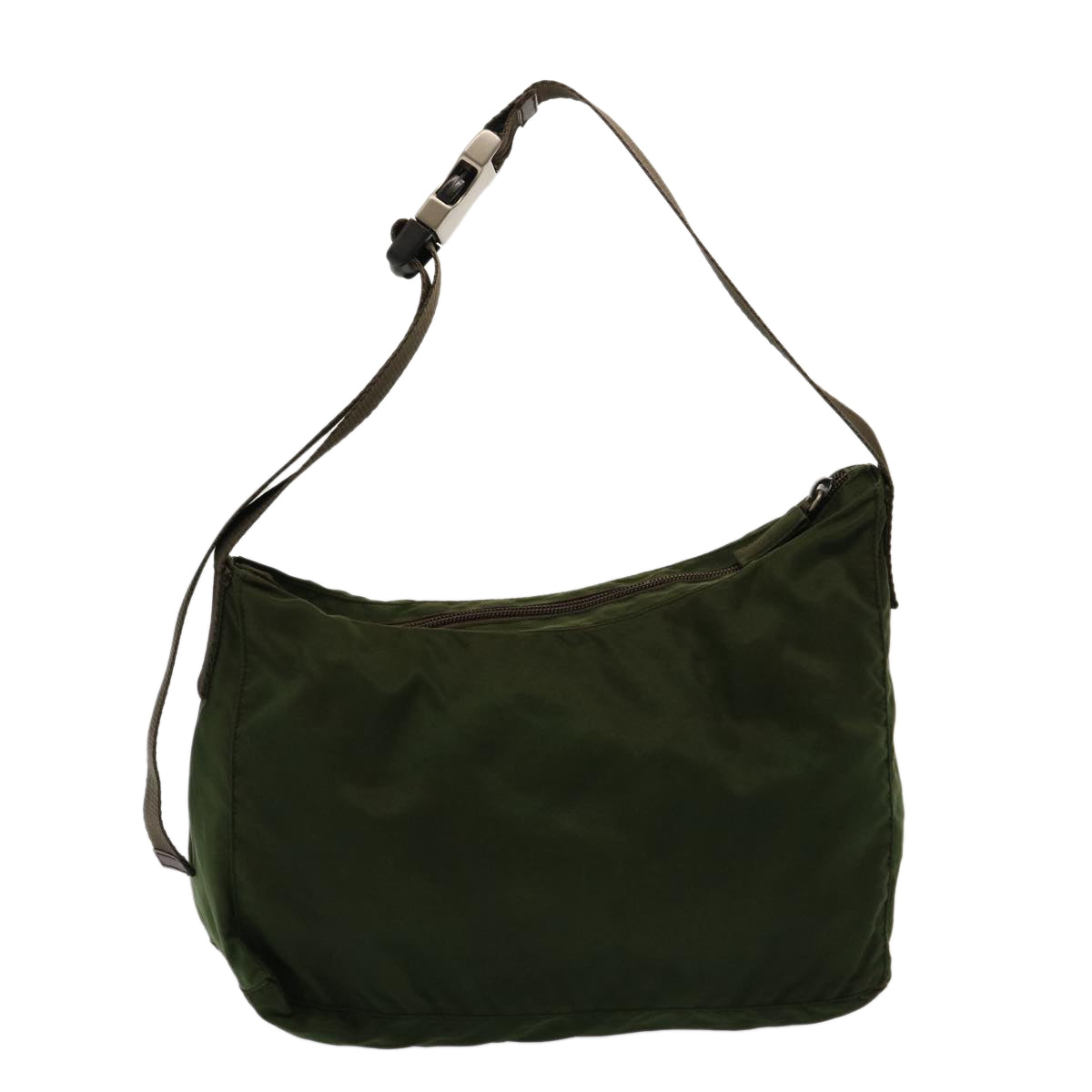 PRADA Shoulder Bag Nylon Khaki 76518
