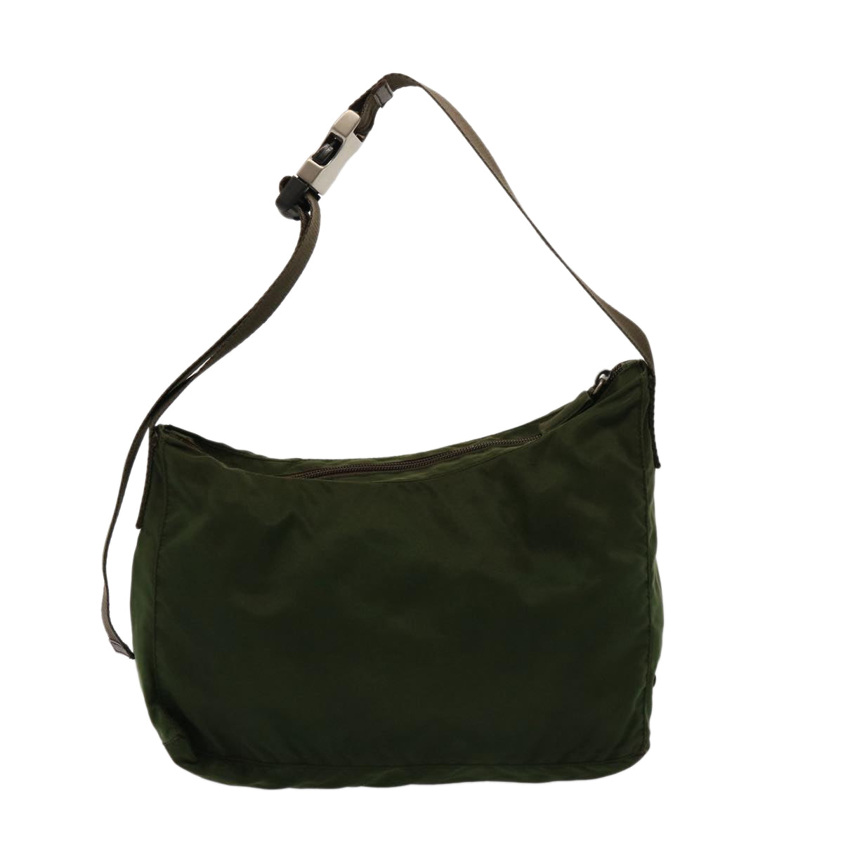 PRADA Shoulder Bag Nylon Khaki 76518