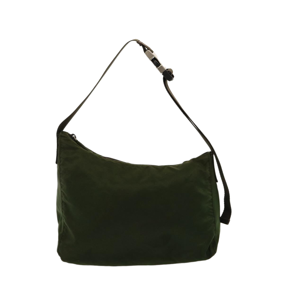 PRADA Shoulder Bag Nylon Khaki 76518