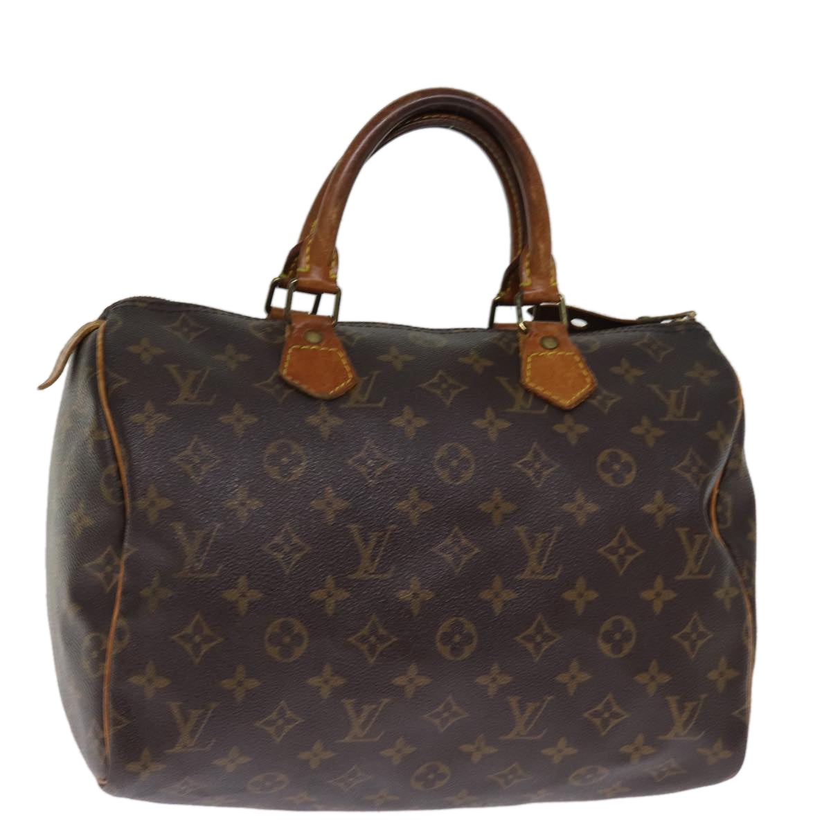LOUIS VUITTON Monogram Speedy 30 Hand Bag M41526 LV 76521
