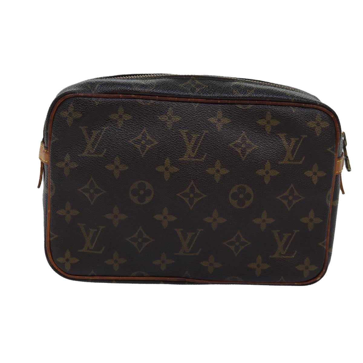 LOUIS VUITTON Monogram Compiegne 23 Clutch Bag M51847 LV 76536