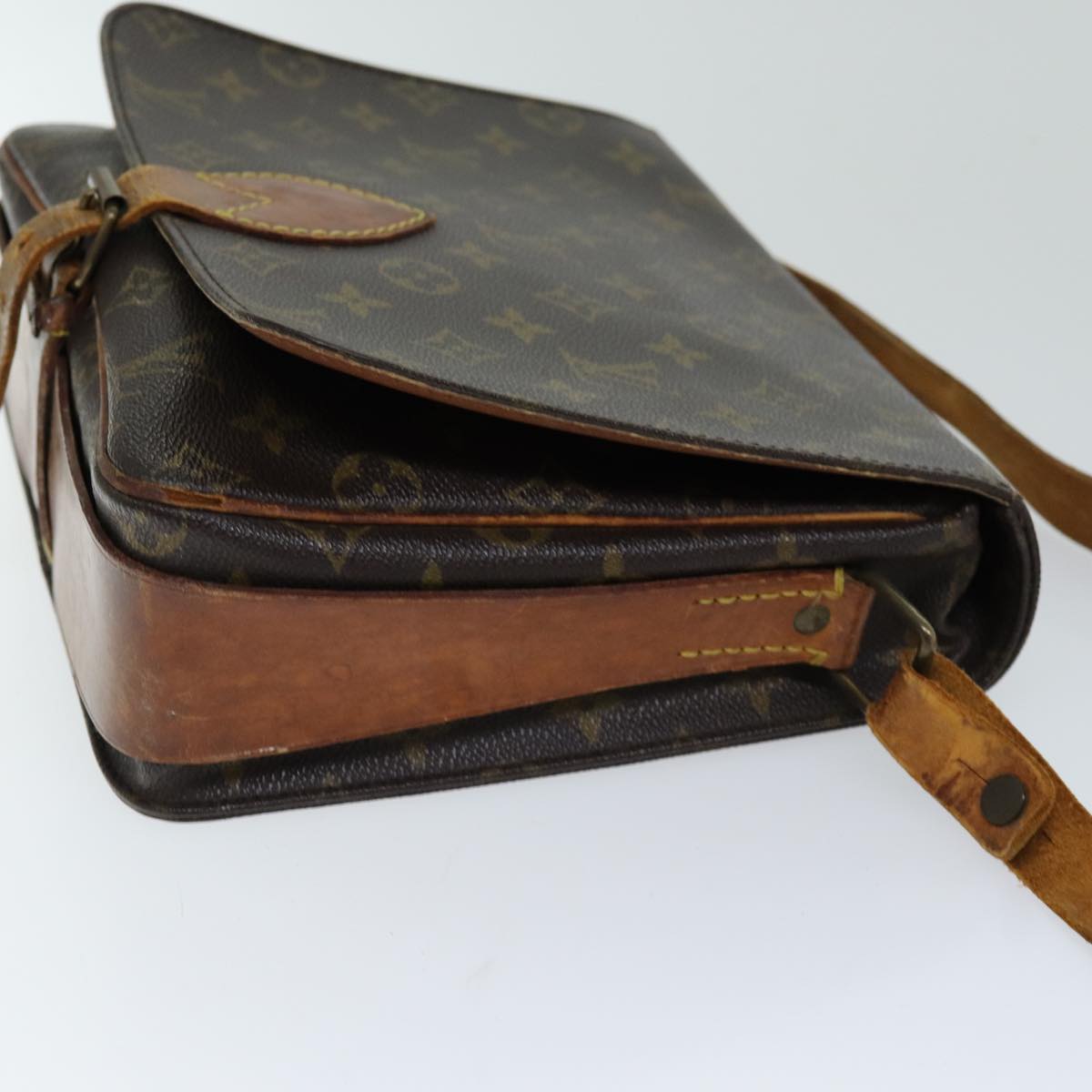 LOUIS VUITTON Monogram Cartouchiere GM Shoulder Bag M51252 LV 76539
