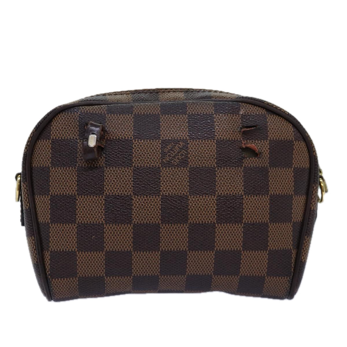 LOUIS VUITTON Damier Ebene Pochette Ipanema Shoulder Bag N51296 LV 76545