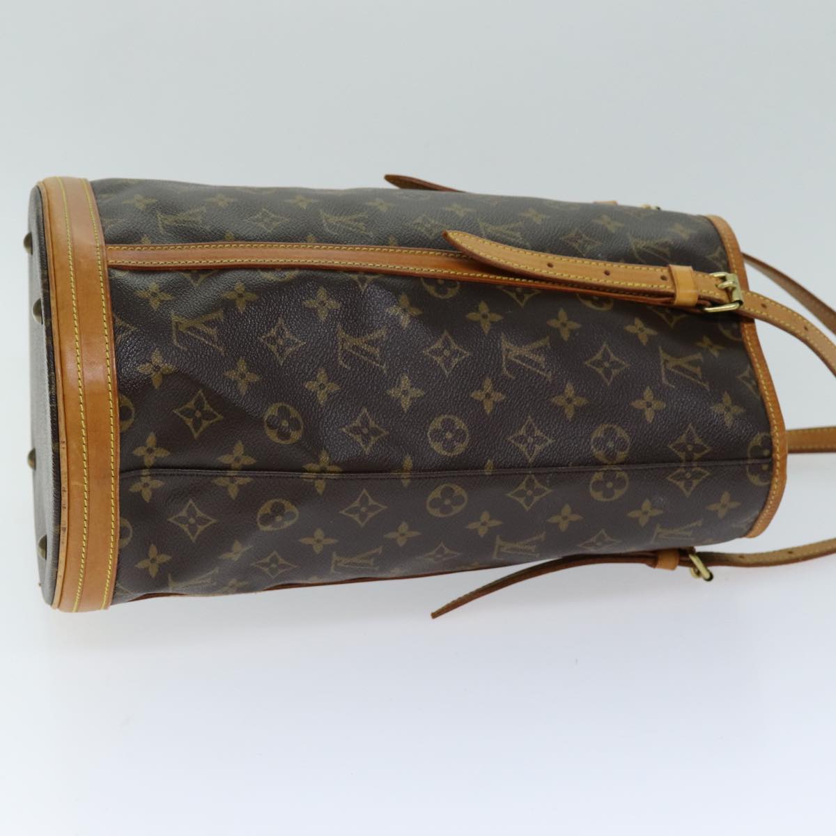 LOUIS VUITTON Monogram Bucket GM Shoulder Bag M42236 LV 76555