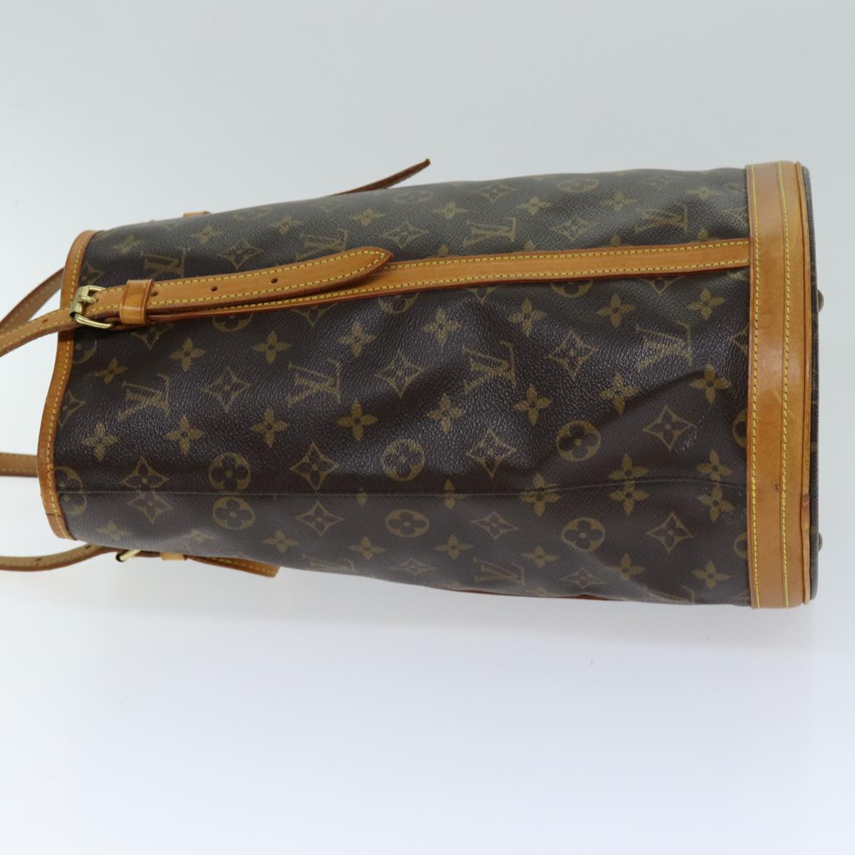 LOUIS VUITTON Monogram Bucket GM Shoulder Bag M42236 LV 76555