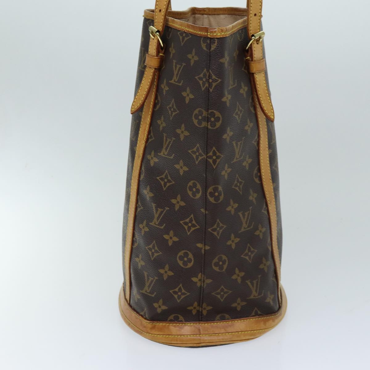 LOUIS VUITTON Monogram Bucket GM Shoulder Bag M42236 LV 76556