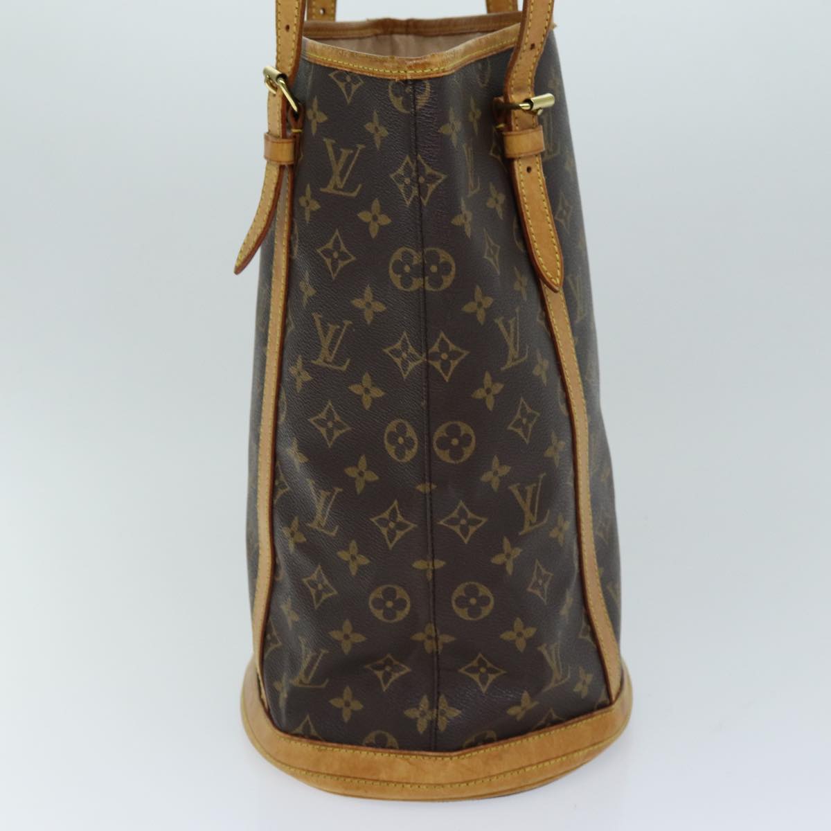 LOUIS VUITTON Monogram Bucket GM Shoulder Bag M42236 LV 76556