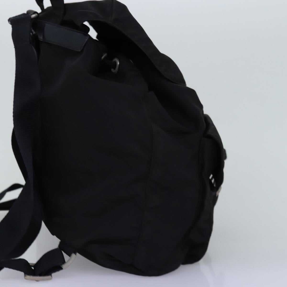 PRADA Backpack Nylon Black 76575
