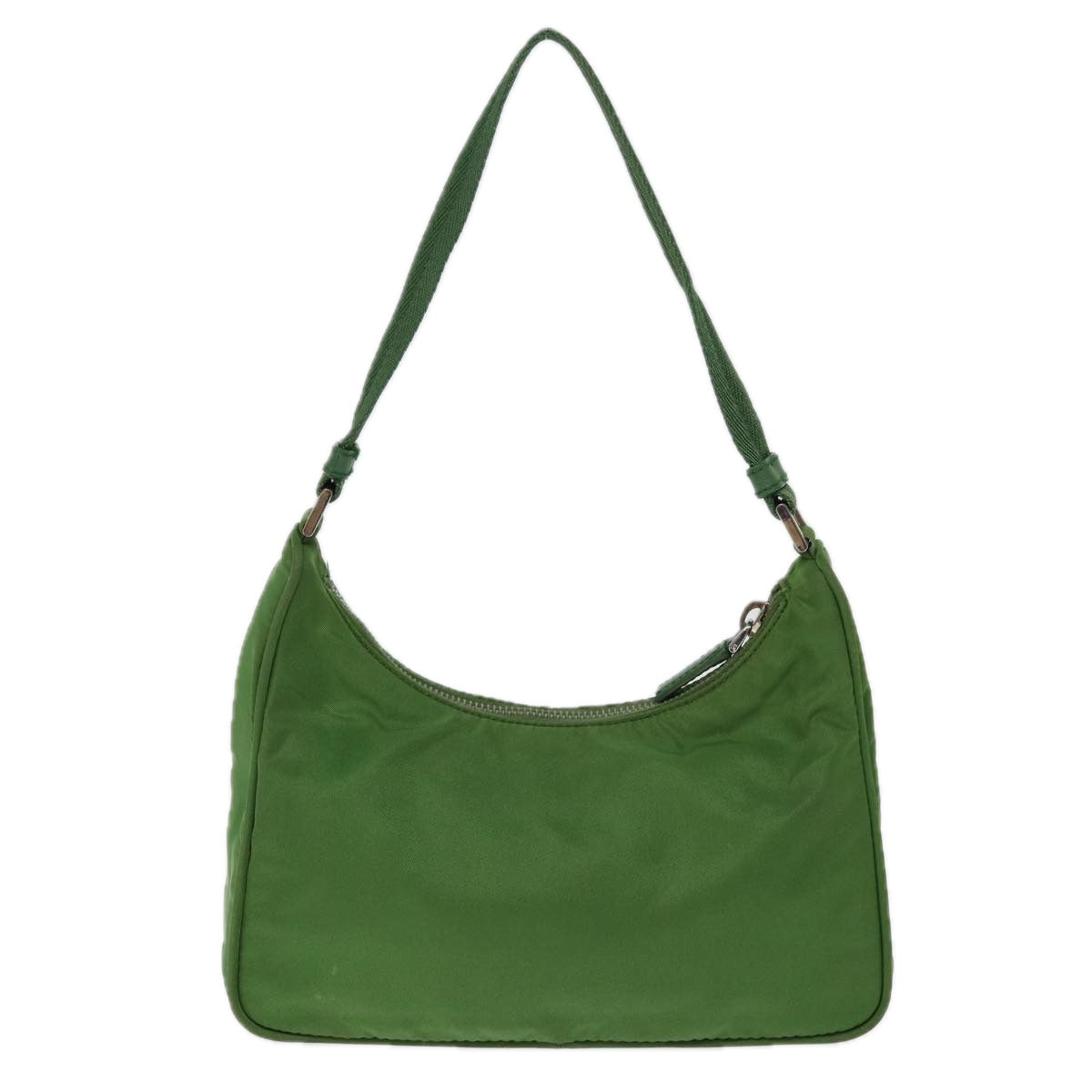 PRADA Hand Bag Nylon Green 76581