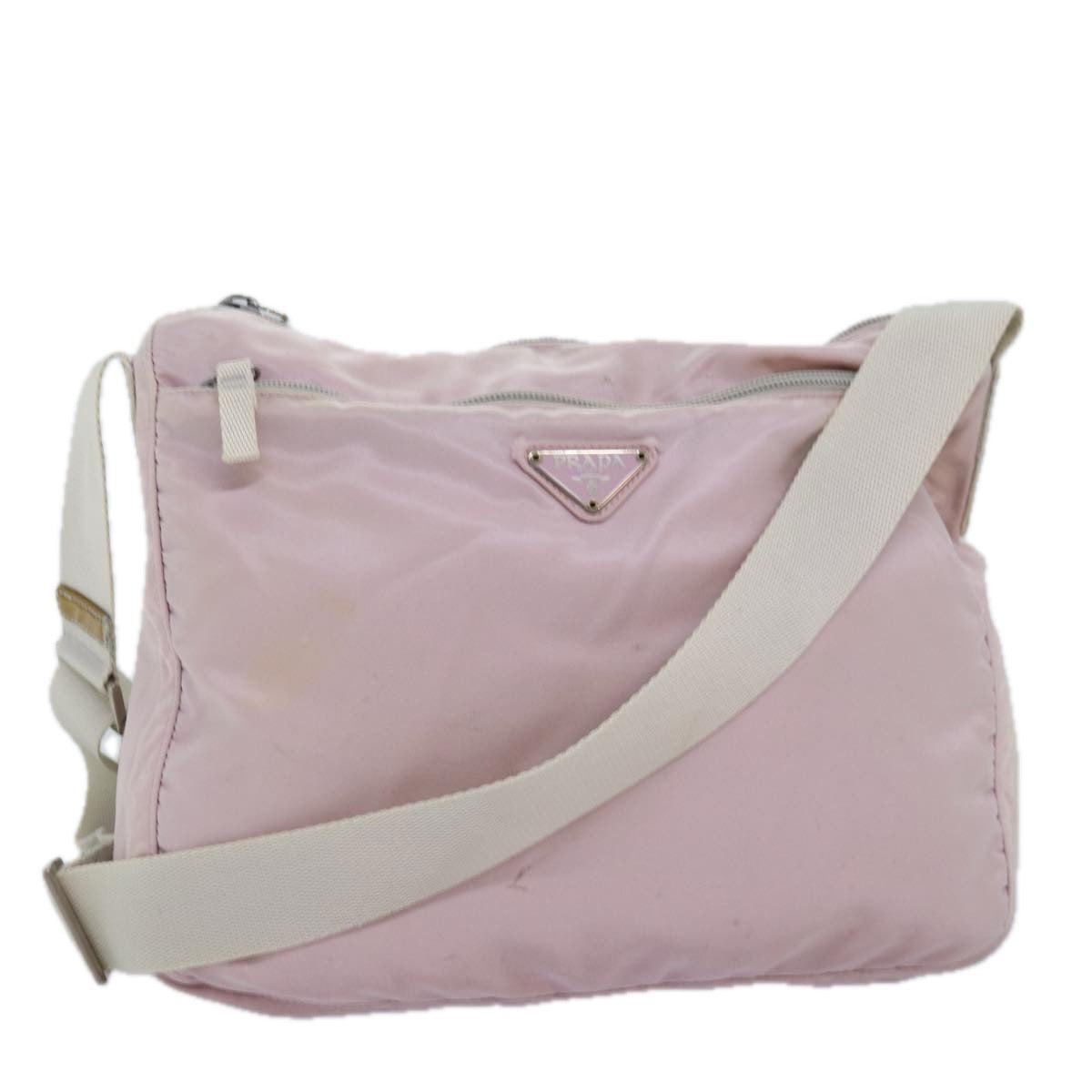 PRADA Shoulder Bag Nylon Pink 76583