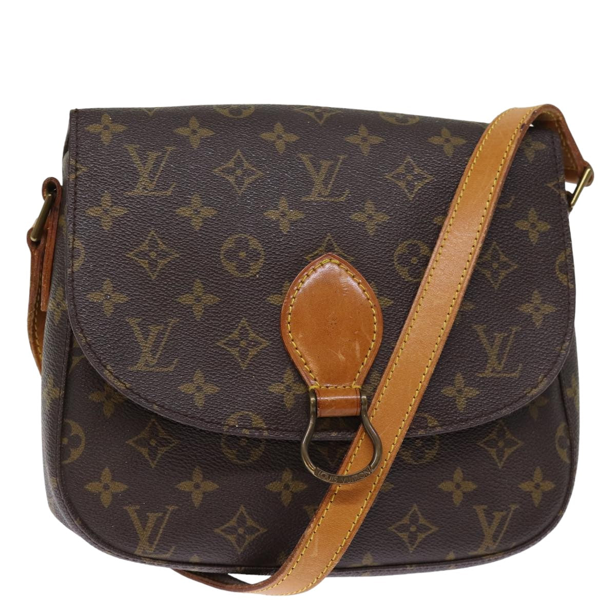 LOUIS VUITTON Monogram Saint Cloud GM Shoulder Bag M51242 LV 76596