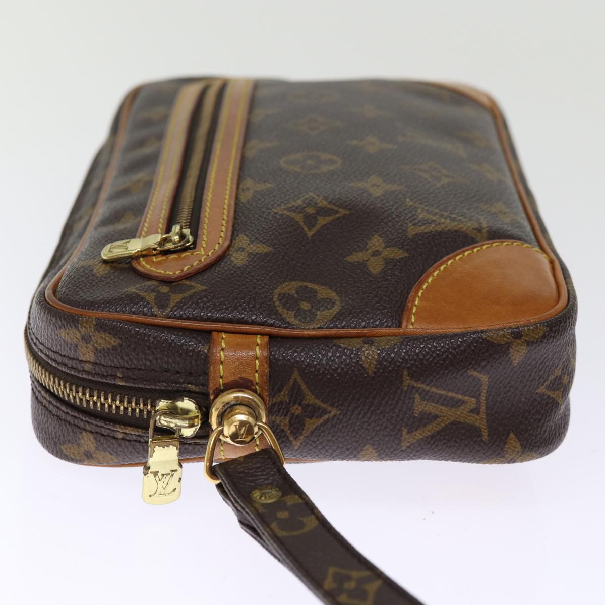 LOUIS VUITTON Monogram Marly Dragonne GM Clutch Bag M51825 LV 76605