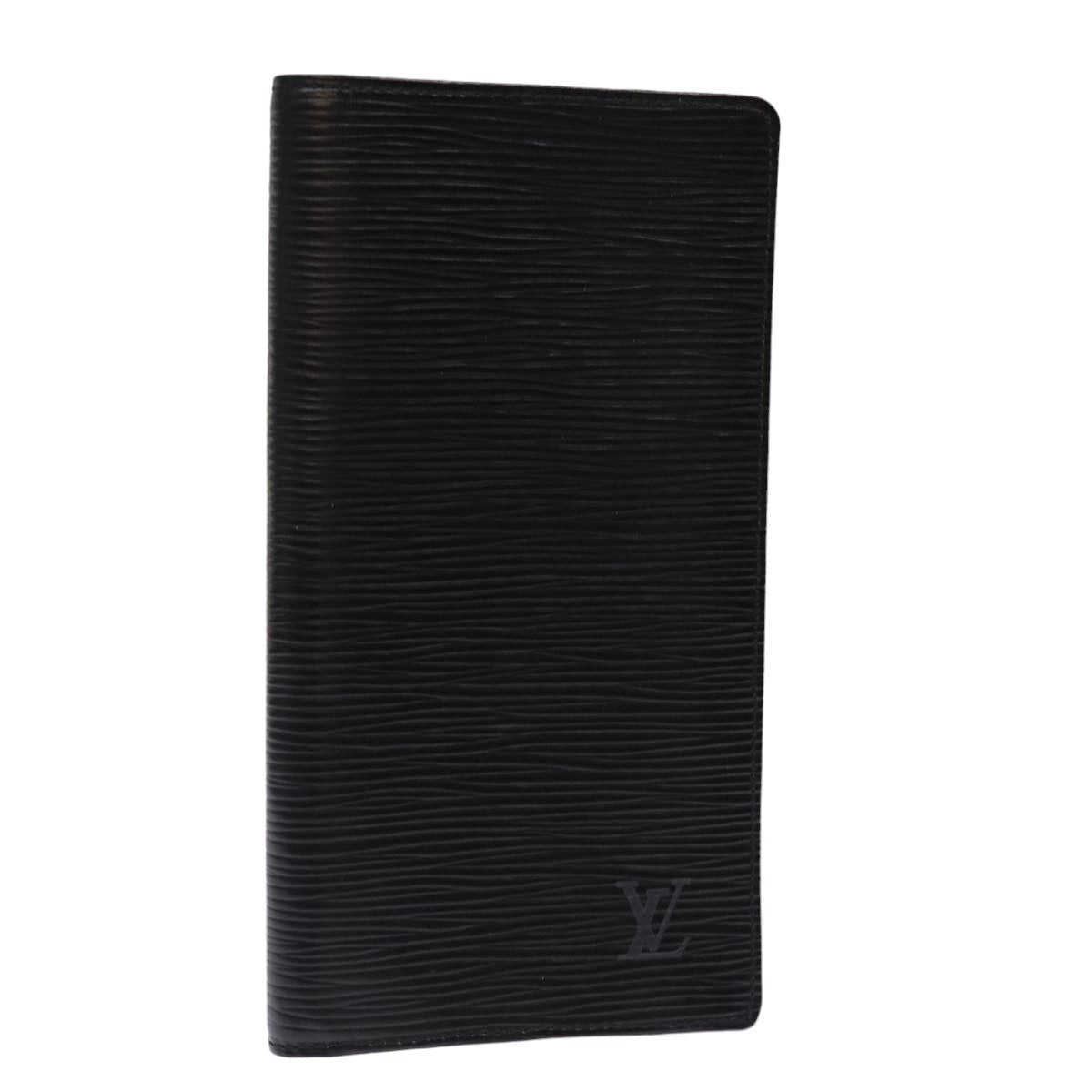 LOUIS VUITTON Epi Porte Cartes Credit Long Wallet Black M63212 LV 76607