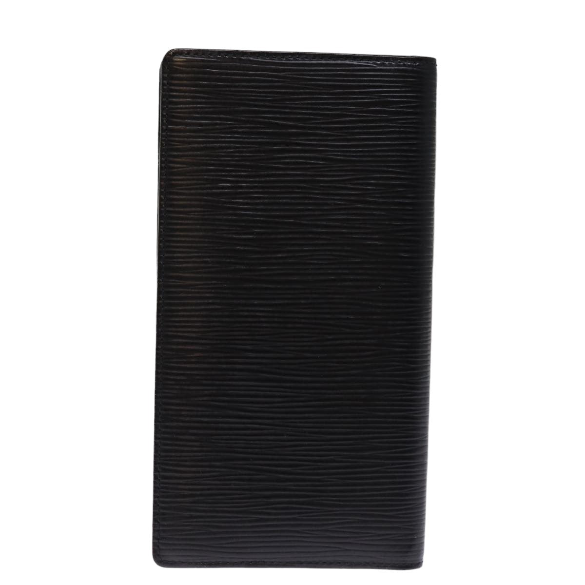 LOUIS VUITTON Epi Porte Cartes Credit Long Wallet Black M63212 LV 76607