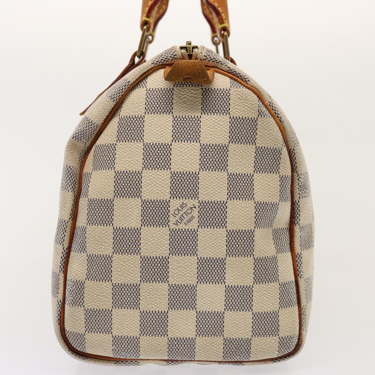 LOUIS VUITTON Damier Azur Speedy 25 Hand Bag N41534 LV 76623