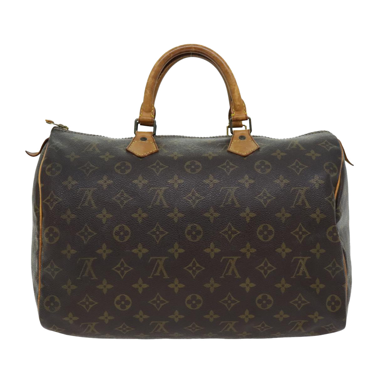 LOUIS VUITTON Monogram Speedy 35 Hand Bag M41524 LV 76671
