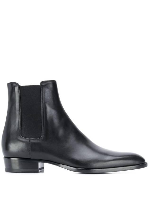 Saint Laurent Classic Wyatt Chelsea Boots Black