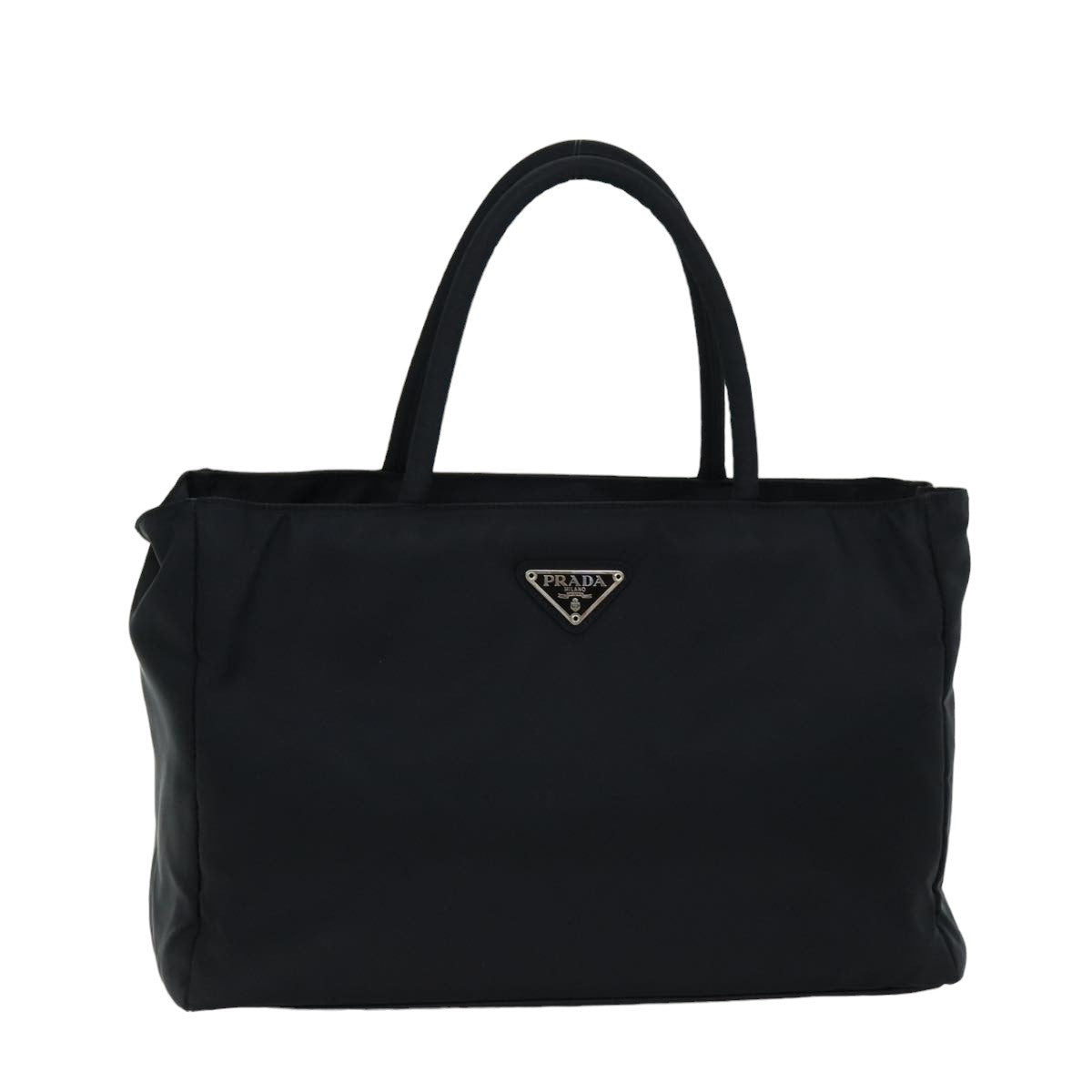 PRADA Hand Bag Nylon Black 76714