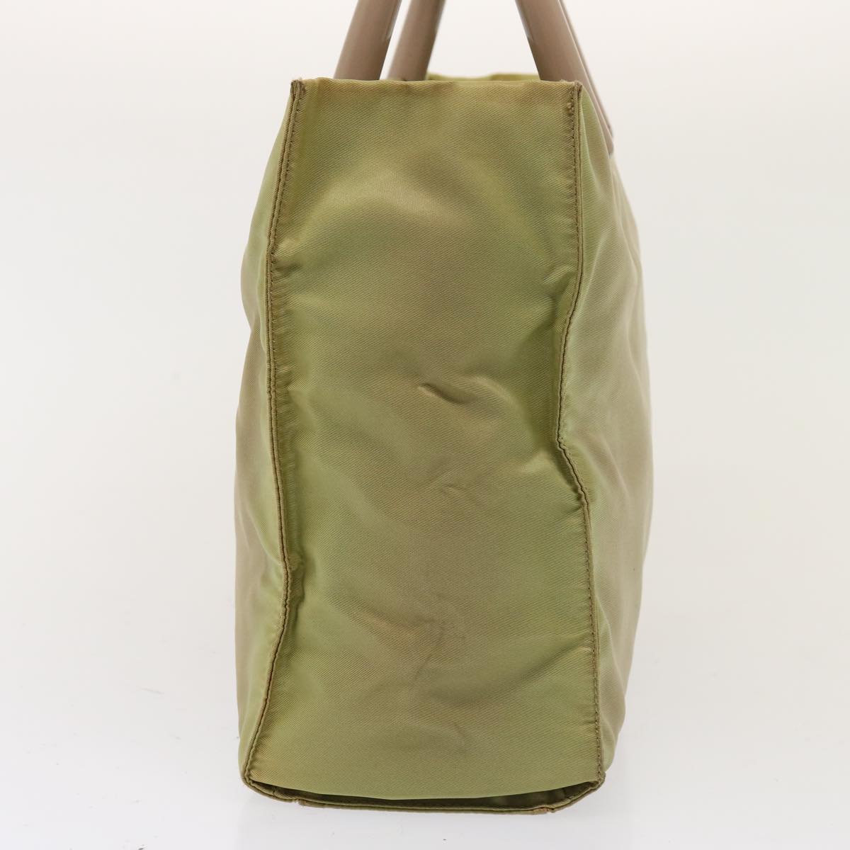 PRADA Hand Bag Nylon Khaki 76734