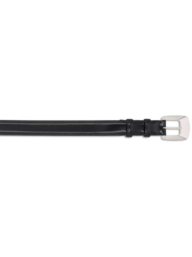 CELINE BC-14 25mm Leather Belt Black