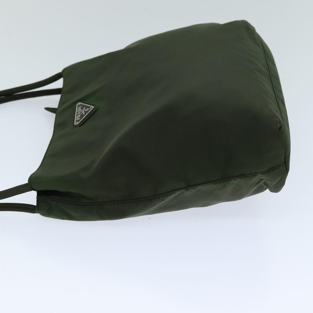 PRADA Tote Bag Nylon Khaki 76802