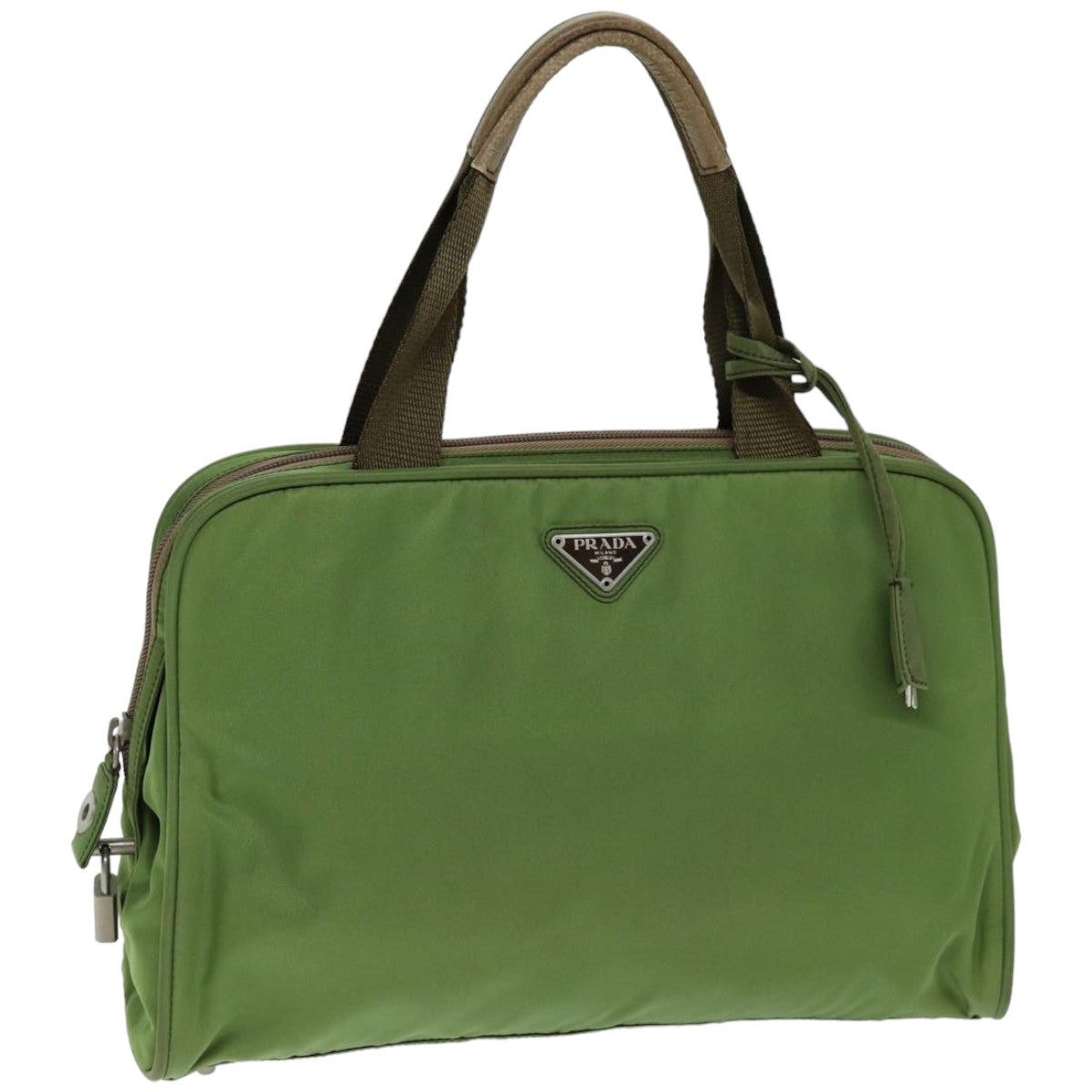 PRADA Tote Bag Nylon Green 76805