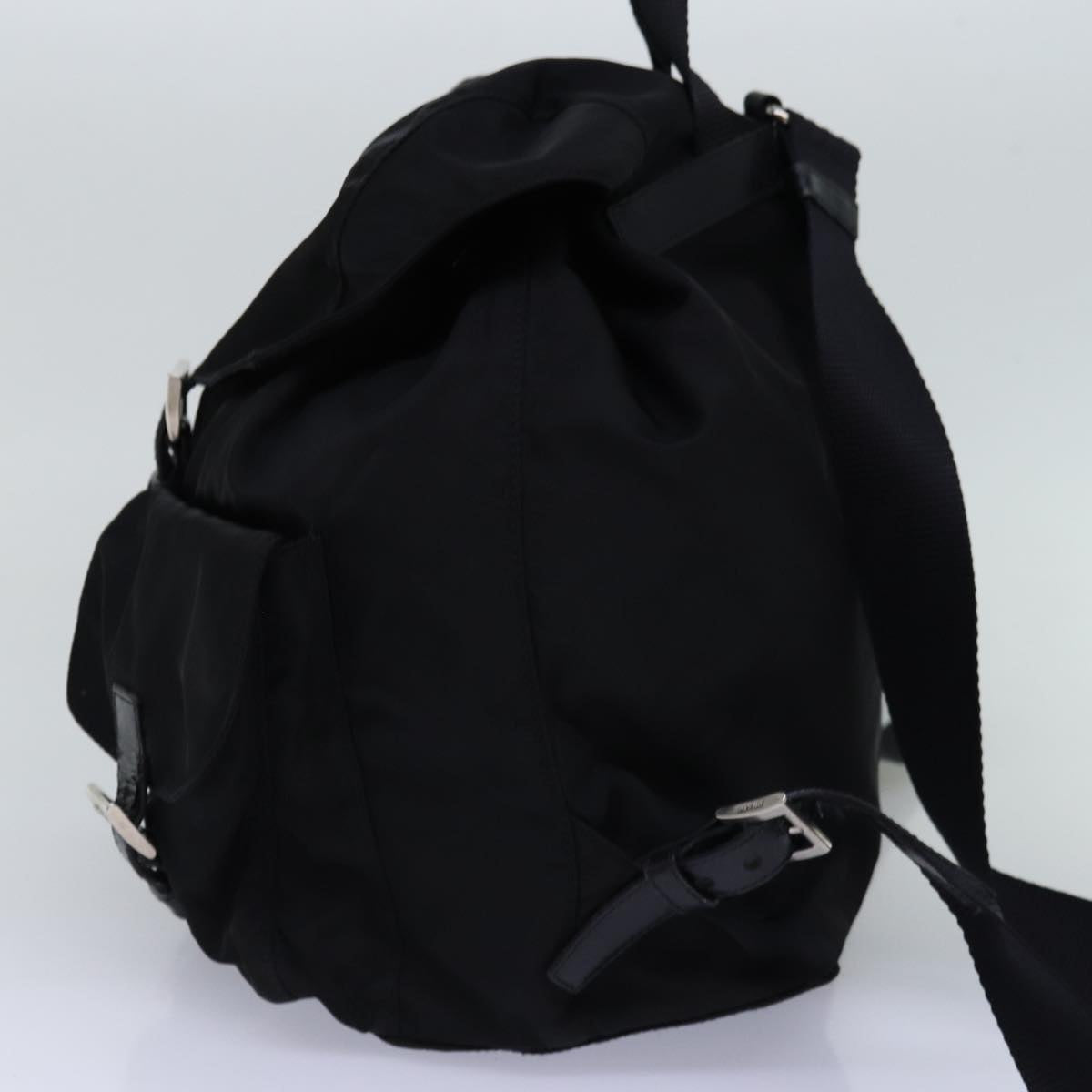 PRADA Backpack Nylon Black 76970