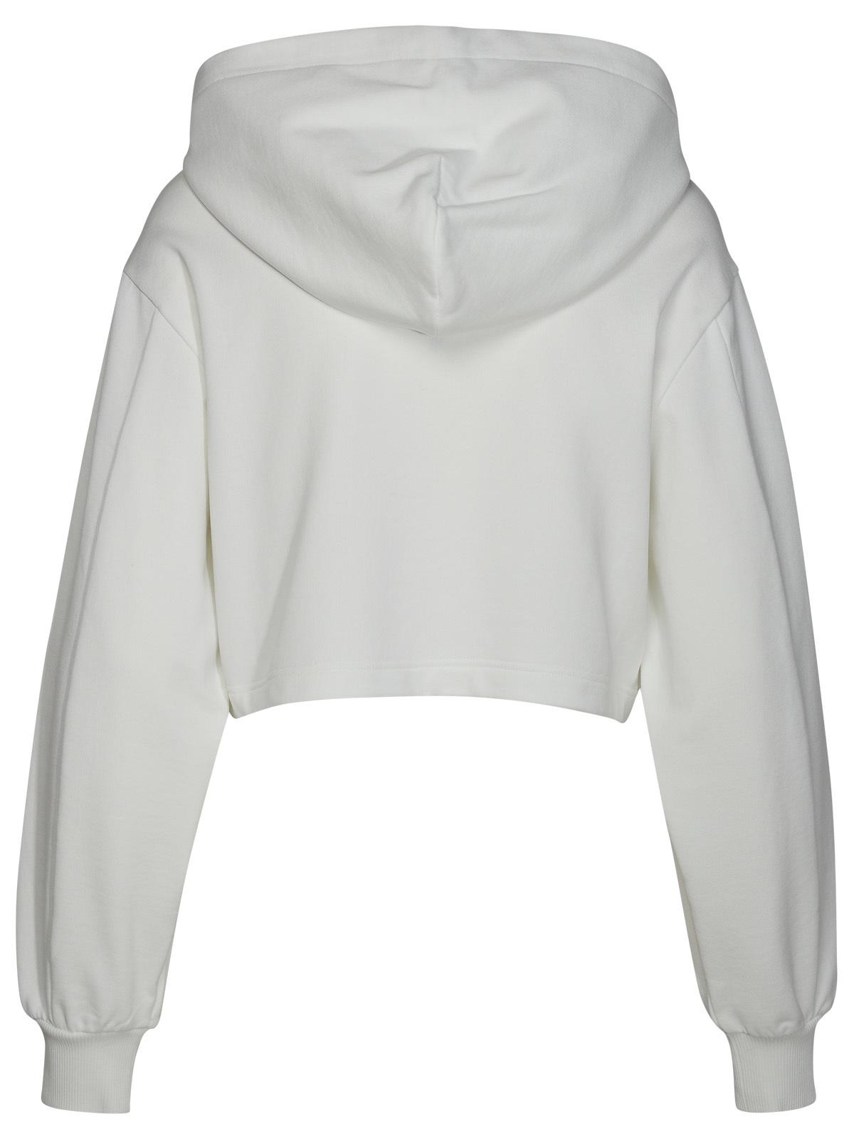 Dolce & Gabbana White Cotton Sweatshirt Women