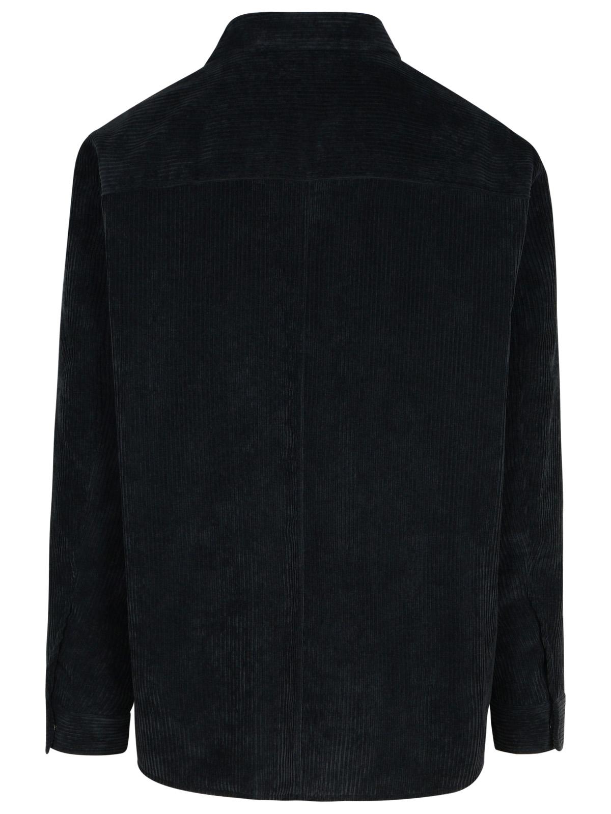 Dolce & Gabbana Black Polyester Blend Shirt Men